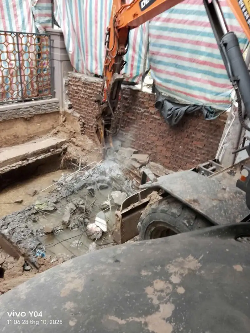 phá dỡ đào móng hà nội